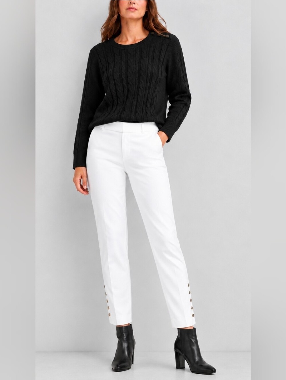 Talbots Hampshire Anlle Pants Size 8